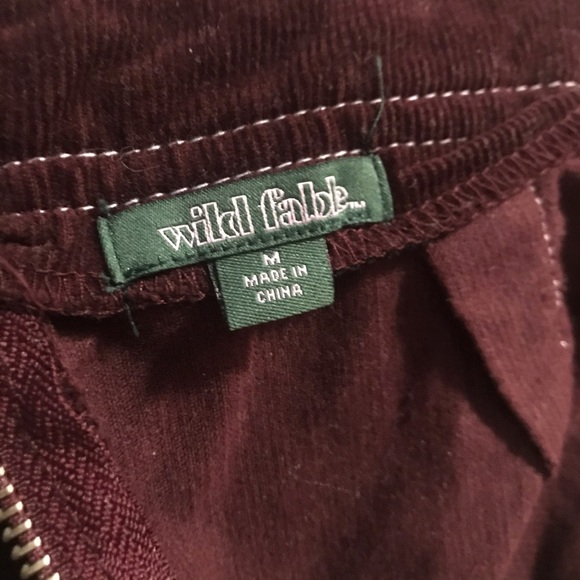 **SOLD** Vintage burgundy wide-leg overalls - Picture 5 of 5